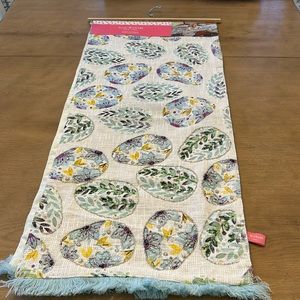 Isaac Mizrahi Easter table runner Eggs sequined